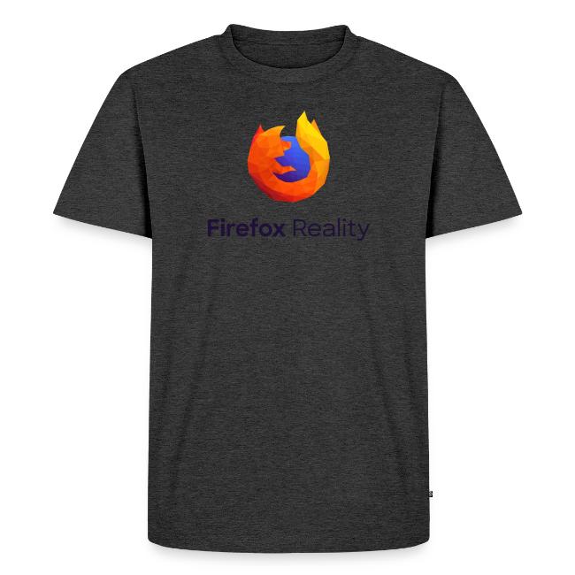 Firefox Reality - Transparent, Vertical, Dark Text