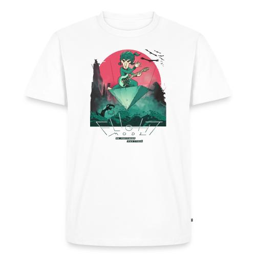 Mr. Fastfinger Flight Mode (WH) - Men's Premium T-Shirt