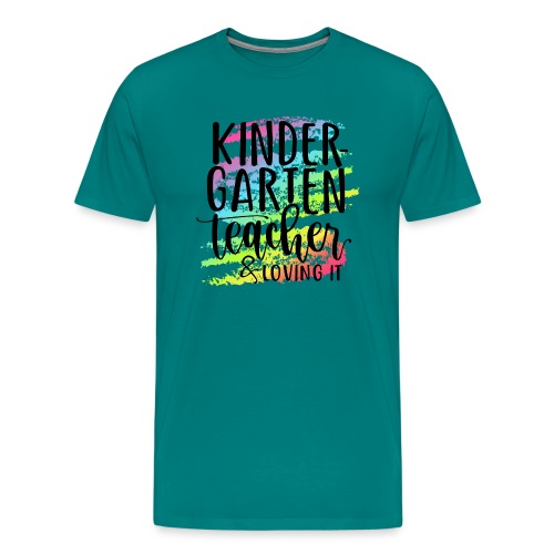 Kindergarten Teacher & Loving It Teacher T-Shirts - Men's Premium T-Shirt