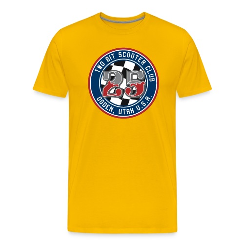 Two Bit Scooter Club Logo - Men's Premium T-Shirt