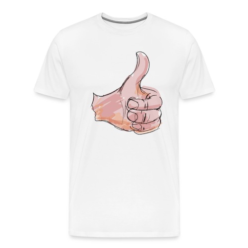 Thumbs-up to life! - Men's Premium T-Shirt