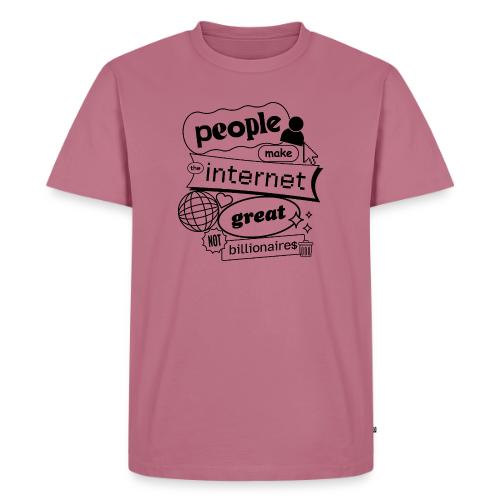 People Make The Internet Great - Blobby Black - Men's Premium T-Shirt