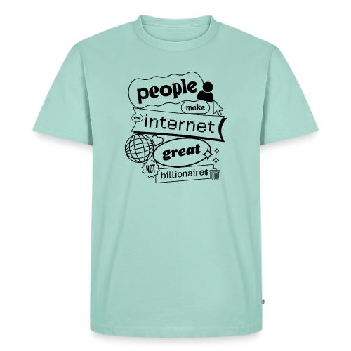 People Make The Internet Great - Blobby Black - Men's Premium T-Shirt
