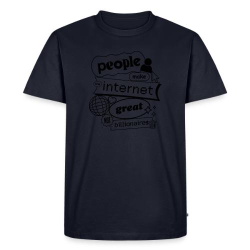 People Make The Internet Great - Blobby Black - Men's Premium T-Shirt