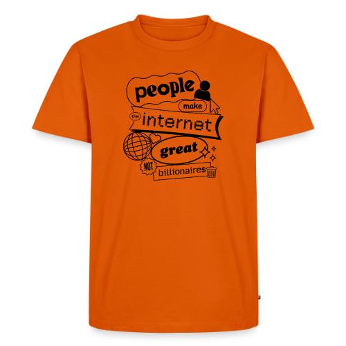 People Make The Internet Great - Blobby Black - Men's Premium T-Shirt