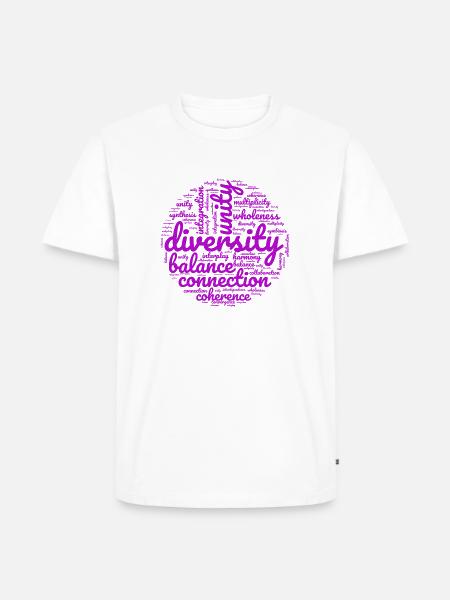 Connected Diversity - Men's Premium T-Shirt - white