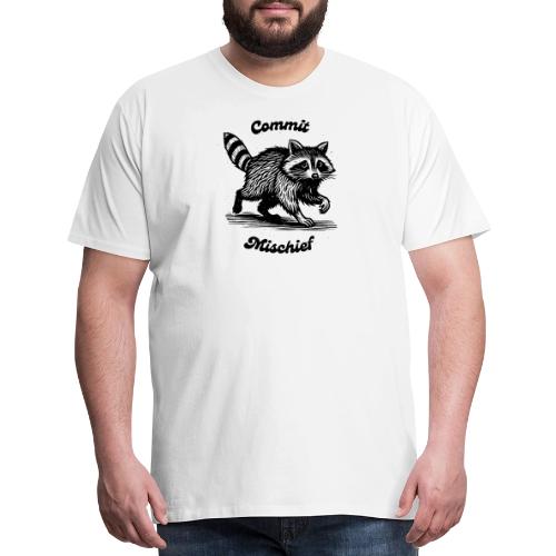 Mischievous Raccoon - Men's Premium T-Shirt
