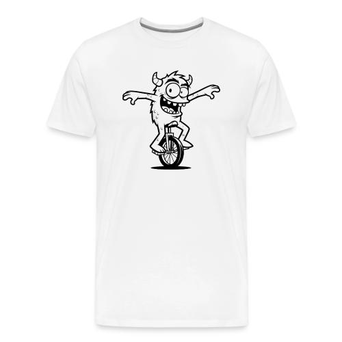 Unicycle Monster - Men's Premium T-Shirt