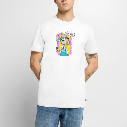 Don't bite the horse that feeds you. - Men's Premium T-Shirt