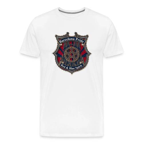 Barcelona Scarlet Pride T Shirt, Soccer City Gift - Men's Premium T-Shirt
