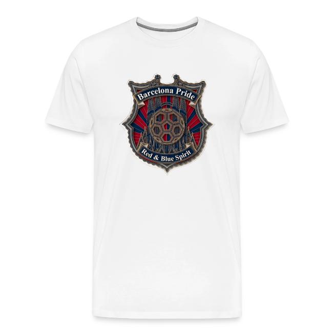 Barcelona Scarlet Pride T Shirt, Soccer City Gift