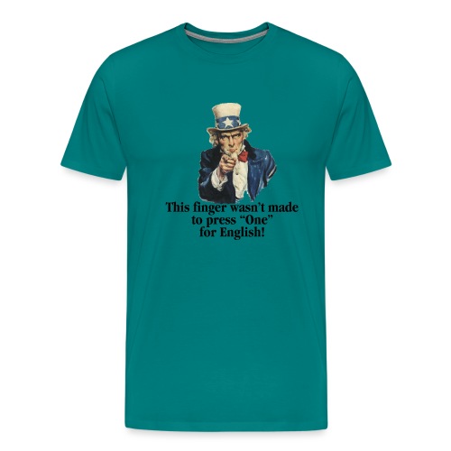 Uncle Sam - Finger - Men's Premium T-Shirt