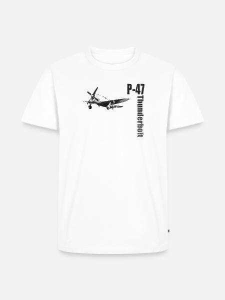 P-47 - Men's Premium T-Shirt - white