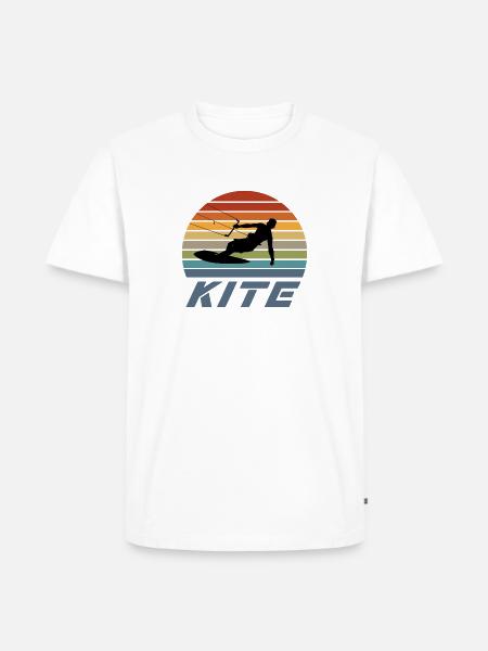 Kite Design - Men's Premium T-Shirt - white