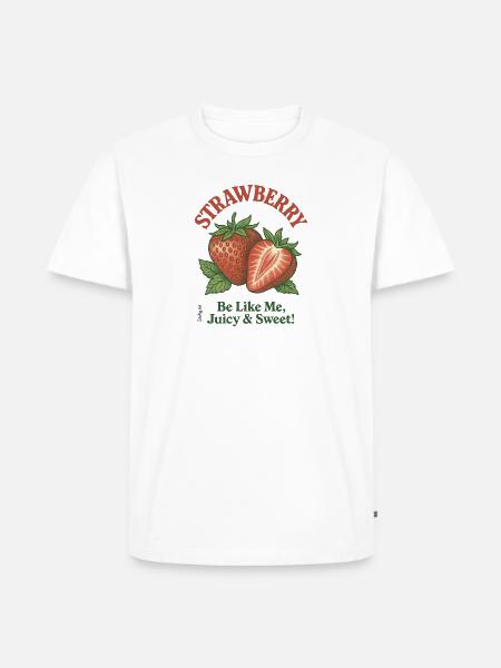 Sweet Like Strawberry - Men's Premium T-Shirt - white