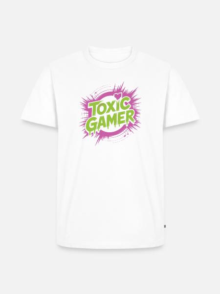 Toxic Gamer - Men's Premium T-Shirt - white