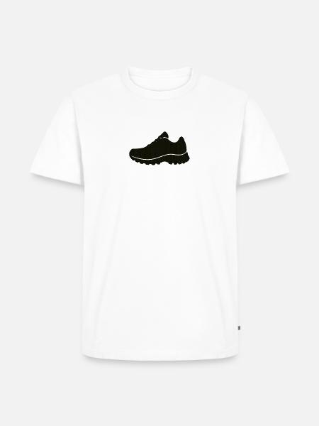 Jetblack Sneaker Silhouette - Men's Premium T-Shirt - white