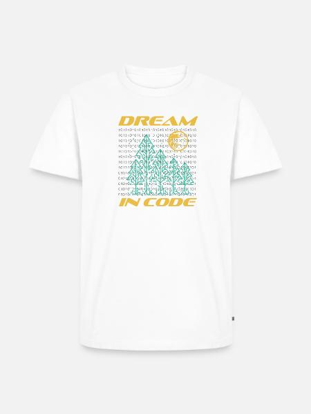 Dream In Code - Men's Premium T-Shirt - white