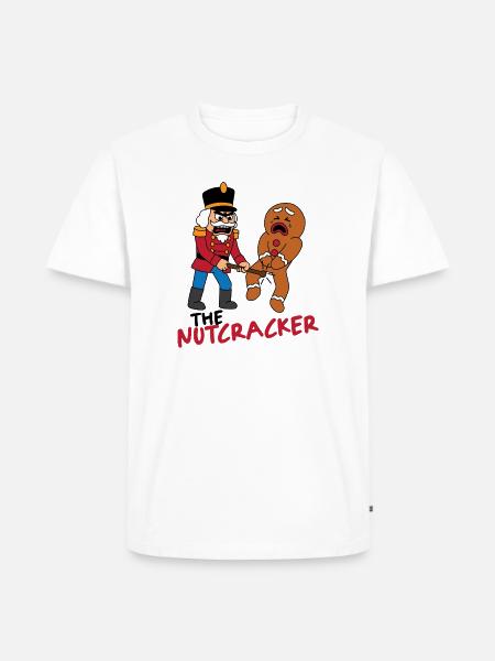 Nutcracker vs Gingerbread man - Men's Premium T-Shirt - white
