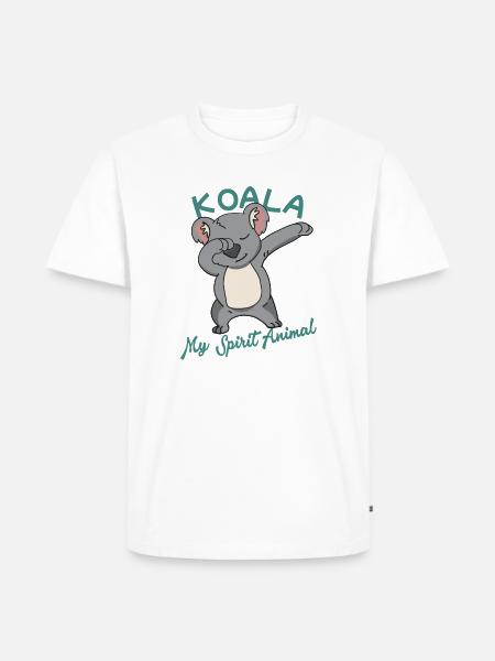 Koala Spirit Animal Dance - Men's Premium T-Shirt - white