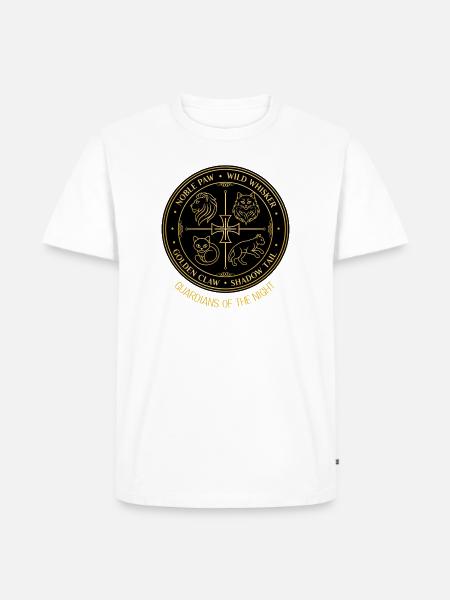 Guardians of the Night Crest - Men's Premium T-Shirt - white