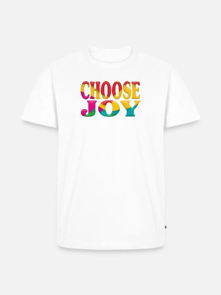 Choose joy - Men's Premium T-Shirt - white