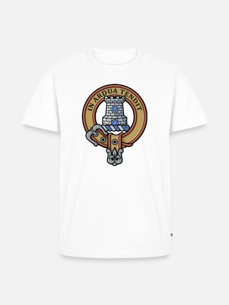 Clan Malcolm Crest - Men's Premium T-Shirt - white