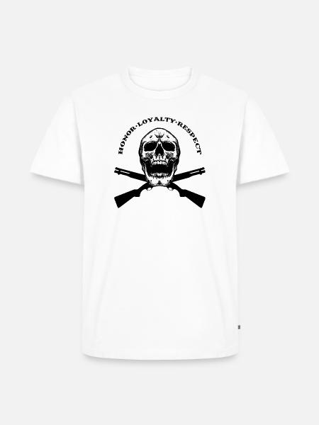 HONOR LOYALTY RESPECT - Men's Premium T-Shirt - white
