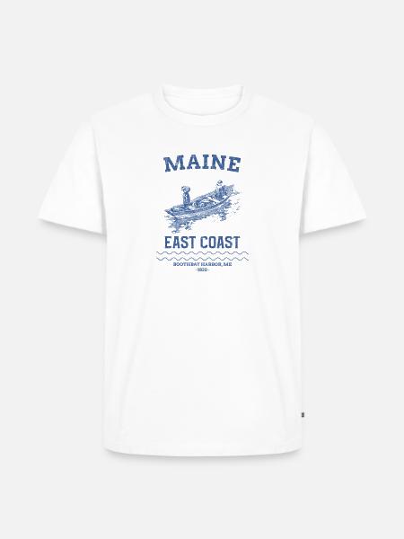 east_coast_boothbay - Men's Premium T-Shirt - white