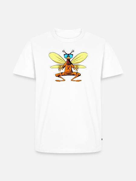 Fly Yogi - Men's Premium T-Shirt - white