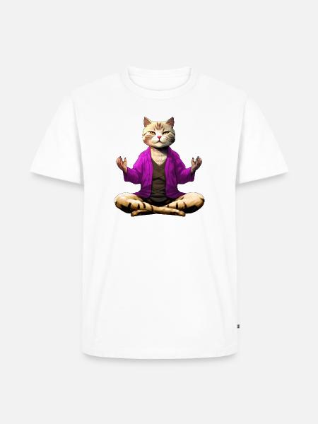 Yogi the Cat - Men's Premium T-Shirt - white