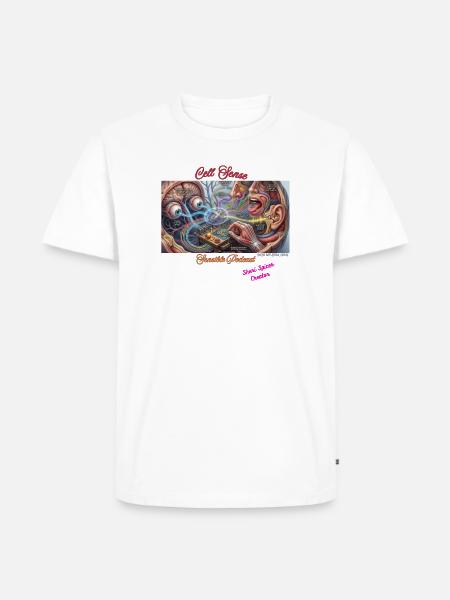 Cell- Sense - Men's Premium T-Shirt - white