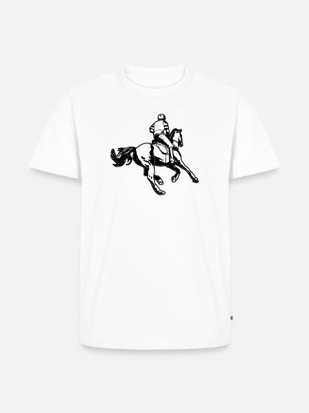 Equestrian - Men's Premium T-Shirt - white
