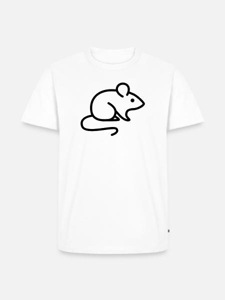 mouse - Men's Premium T-Shirt - white