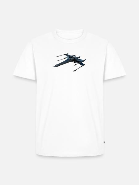 Stealth Fighter Jet Design - Men's Premium T-Shirt - white