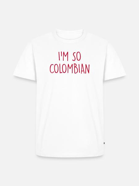 I'm so Colombian Colombia - Men's Premium T-Shirt - white