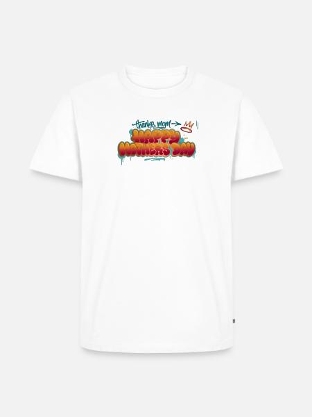 Graffiti Happy Mother's Day Splash - Men's Premium T-Shirt - white