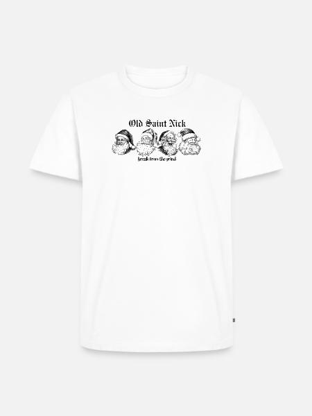 Old Saint Nick - Men's Premium T-Shirt - white