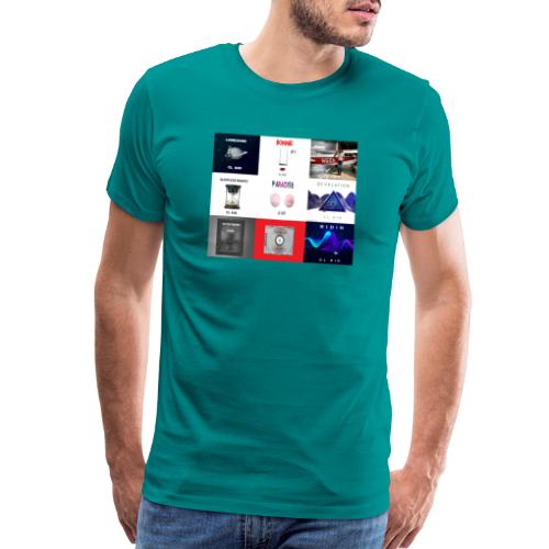 Album Art Mosaic - Men's Premium T-Shirt