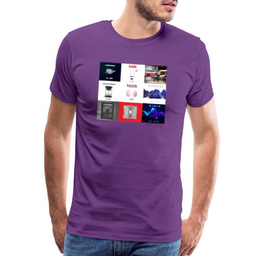 Album Art Mosaic - Men's Premium T-Shirt