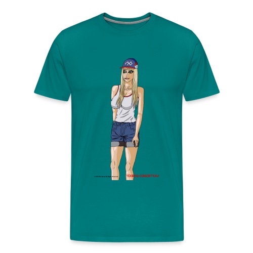Gina Character Design - Yekiroq Consortium - Men's Premium T-Shirt