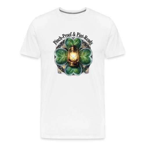 Pinch-Proof Lantern Clover T-Shirt - Men's Premium T-Shirt