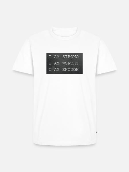 Encouragement T-shirt - Affirmations - Men's Premium T-Shirt - white