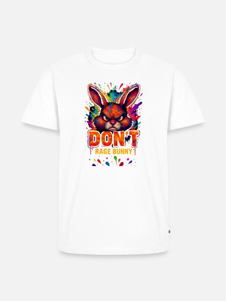 Rage_Bunny - Men's Premium T-Shirt - white