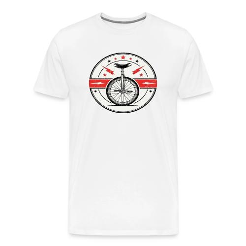 Boltz and Stars Unicycle - Men's Premium T-Shirt