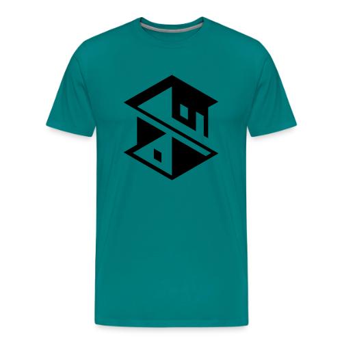 Unreal Estate Records Logo Black - Men's Premium T-Shirt