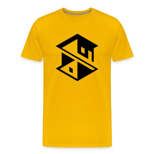Unreal Estate Records Logo Black - Men's Premium T-Shirt