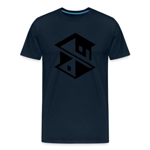 Unreal Estate Records Logo Black - Men's Premium T-Shirt