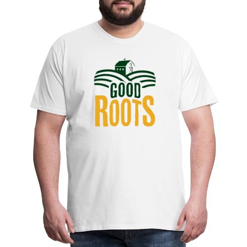 Good Roots Color Logo - Men's Premium T-Shirt