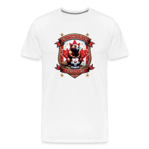 Canada Beaver Crest T-Shirt, Pride Badge Gift - Men's Premium T-Shirt
